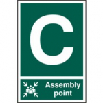 ASSEMBLY POINT C PVC 200mm x 300mm