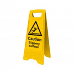 HEAVY DUTY A-BOARD     4704 CAUTION SLIPPERY SURFACE