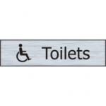 TOILETS DISABLED SYMBOL SSE 200mm x 50mm