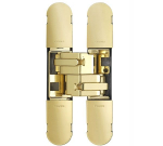 CEAM 3D CONCEALED HINGE 1130 134 x 24mm BRASS PLATED