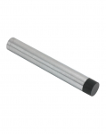 ZOO HARDWARE ZAB12SC DOOR STOP CYLINDER WITHOUT ROSE 105mm SATIN CHROME