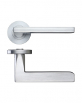 Zoo Hardware ZPZ070 SC Venice Lever On Round Screw on Rose Satin Chrome