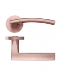 AMALFI LEVER ON ROUND ROSE TUSCAN ROSE GOLD ZPZ080-TRG