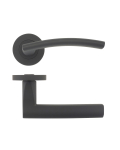 AMALFI ROUND ROSE LEVER FURN ZPZ080OMB OSCURO MATT BLACK