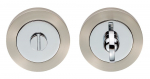 GK4004SNCP SATIN NIKEL POLISHED CHROME  TURN & RELEASE ON CONCEALED ROSE