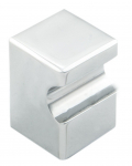 FTD2525A-CP 18mm x 18mm Square Knob (Polished Chrome)
