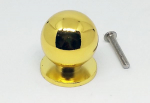 FINGERTIP BALL KNOB 30mm BRASS SFCH7D