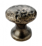 FINGERTIP FTD1096B PE HAMMERED OVAL KNOB PEWTER