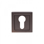 SSE1405SSS SQUARE EURO ESCUTCHEON MATT BLACK EACH