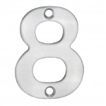 Steelworx 50mm Numeral "8" NUM10508BSS (Bright Stainless Steel)