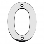 Steelworx 100mm Numeral "0" NUM10100BSS (Bright Stainless Steel)