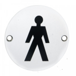 MALE SYMBOL SEX4011SAA 75mm dia