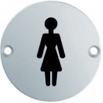 FEMALE SYMBOL SEX4012SAA 75mm dia