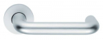 Eurospec Safety Lever on Round Rose Bar 19mm LRS9001