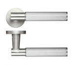 ZOO HARDWARE ZPS120SSS 22mm ATHENA LEVER SCREW ON ROSE SATIN STAINLESS