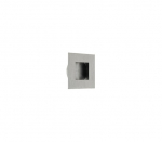 ZOO HARDWARE ZAS40ASS SQUARE FLUSH PULL 30mm x 30mm SATIN STAINLESS STEEL