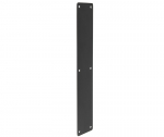 NERO FINGER PLATE RAD CORNERS 475 x 75mm MATT BLACK JMB82