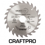 TREND CRAFT SAW BLADE 165mm x 24 TEETH X 30mm csb/16524
