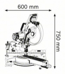 BOSCH GCM 12SDE MITRE SAW 305mm 240v 0601B23170