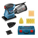 BOSCH GSS160 MULTI PALM SANDER C/W 3 PADS & L-BOXX 240volt only 06012A2370