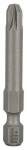 BOSCH PZ3 49mm SCREDRIVER BIT EXTRA HARD pkt 3 2607001579