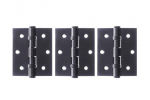 Atlantic 3" Ball Bearing Hinge Matt Black