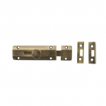 ASB4AB 4" Surface Door Bolt Antique Brass
