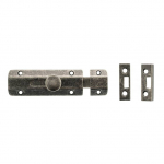 ASB4DS 4" Surface Door Bolt Distressed Silver