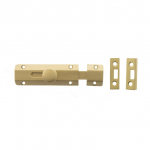 ASB4SB 4" Surface Door Bolt Satin Brass