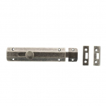ASB6DS 6" Surface Door Bolt Distressed Silver
