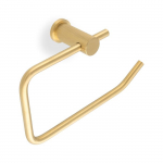 BRUNEL DIAMOND KNURLED TOILET ROLL HOLDER AW450SBPVD SATIN BRASS PVD