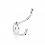 AW770PC Victorian Hat & Coat Hook Polished Chrome