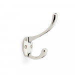 AW772PN Heavy Duty Hat & Coat Hook Polished Nickel