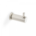 AW775PNPVD Brunel Knurled Coat Hook Polished Nickel PVD