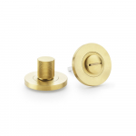 AW790SBPVD Knurled Thumbturn and Release Satin Brass PVD