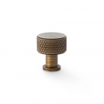 LUCIA KNURLED CABINET KNOB 35MM (ANTIQUE BRASS)