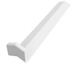 135' Internal Fascia Corner - White