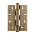 EUROSPEC HIN1433/11AB GRADE 11 BALL BEARING HINGE102X76 ANTIQUE BRASS PAIR