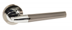 Tennessee Lever on Round Rose Black Nickel / Polished Chrome (S37R)