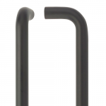 ZCSD300 300x19 POWDER COAT BLACK 19mm D PULL HANDLE GRADE 304