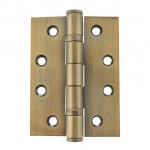 4" Antique Brass Ball Bearing Hinge (Pair)