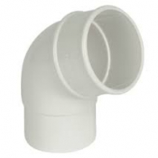 OFFSET BEND 112 1/2o HALF ROUND RB2 WHITE
