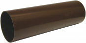 FLOPLAST 68mm ROUND DOWNPIPE BROWN RP5.5mtr