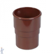 PIPE SOCKET HALF ROUND BROWN RS1 EACH