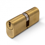 Union 2 x 6 PL Oval Cylinder Polished Brass
