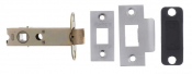 76mm Heavy Duty Bolt Through Tubular Latch Satin Chrome