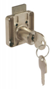 HAFELE RIM LOCK 18mm CYLINDER DRAWER LOCK 232.04.622 MATT