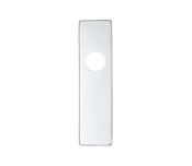 ZOO HARDWARE ZAA2SA LATCH COVER PLATES 178x44mm SATIN ALUMINIUM