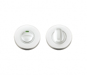 ZOO HARDWARE ZAA004i TURN & RELEASE COMPLETE WITH INDICATOR SATIN ALUMINIUM