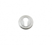 ZOO HARDWARE ZPS001SS EURO PROFILE ESCUTCHEON SCREW ON ROSE SATIN STAINLESS STEEL
